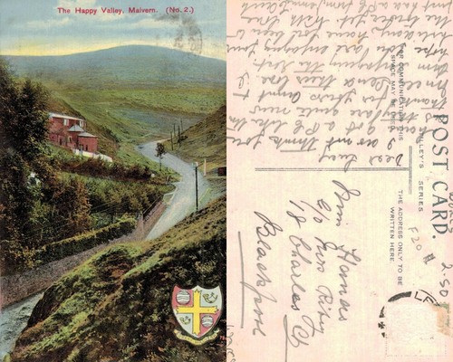 Vintage postcard the happy - vintage,