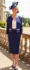 Zeila Dress Suit Size 12 Navy