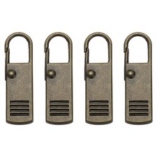 Zipper Pull Replacement, 4 Pcs