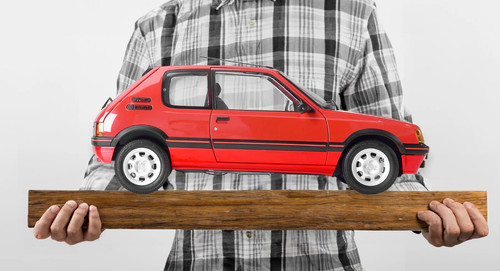 Ixo collections red peugeot - -,