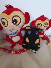 Tinga Tinga Tales  plush x3 Monkey+ Hippo