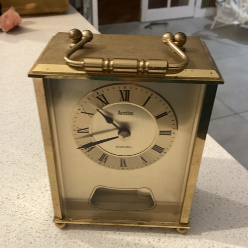Vintage acctim quartz brass - vintage,