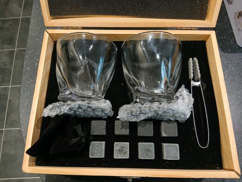 Gift set whiskey glasses - set,