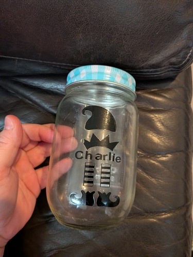 Personalised glass sweet - personalised, jar