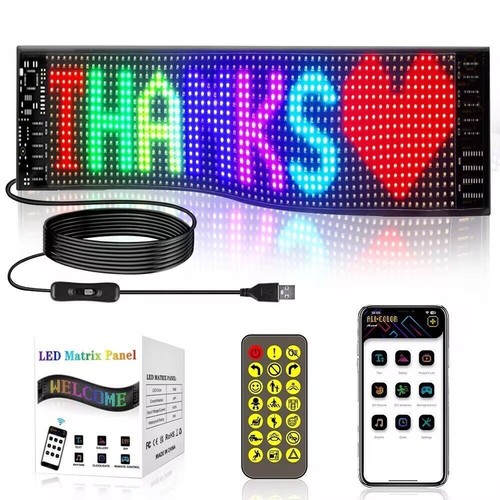 Usb led car flexible sign - usb,