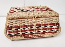 Vintage Woven Sewing Box