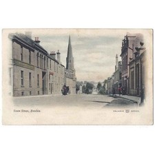BRECHIN Swan Street, Angus, Early Undivided Back Postcard Unused Reliable Series