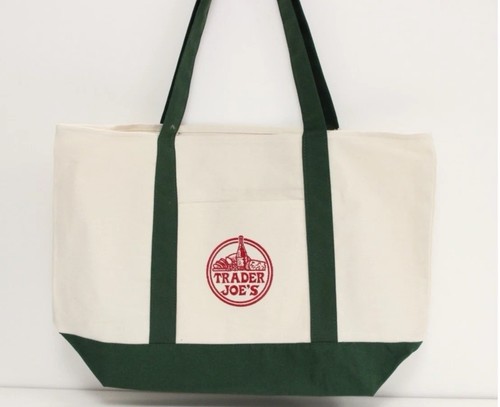 Trader joe canvas tote - tote, eco