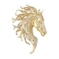 1pc Horse Head Brooch Pin