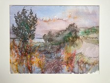 John O'Connor (1913-2004) Signed watercolour. (Link:  Eric Ravilious, John Nash)