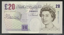 Old Twenty £20 Pound Note