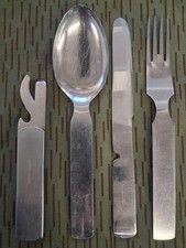 GDR NVA FIELD CUTLERY 4 pieces