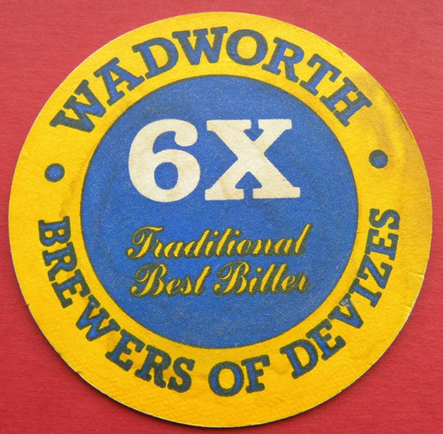 Wadworth beer mat - wadworth,