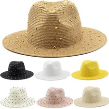 Glitter Crystal Foldable Hat