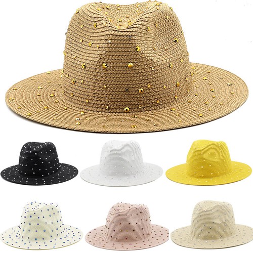 Glitter crystal foldable - crystal, hat