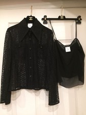 CHANEL 15P NEW BLACK LACE