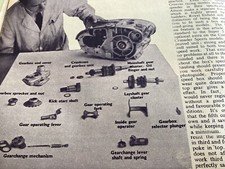 ROYAL ENFIELD SUPER FIVE GEARBOX BUILD 1964 MOTORCYCLE ARTICLE