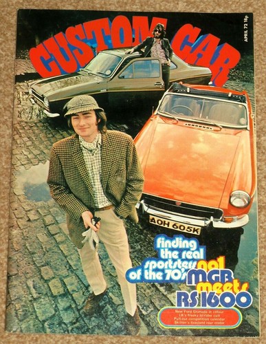 Custom car magazine april 1972 - april,