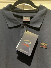 Mens Long Sleeve Paul And Shark Polo Shirt