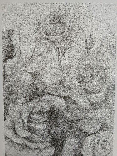 Original pen drawing - pen,