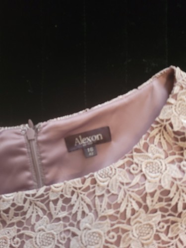 Dusty pink beautiful lace - pink,
