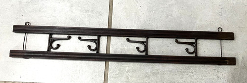 Vintage wood iron folding - vintage,
