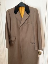 MAGEE CURRAGH - Men's Dress Coat - Velvet Collar - 100% Pure New Wool - Size 38R