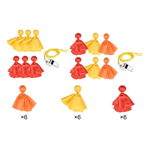 6pcs football penalty flag - football,