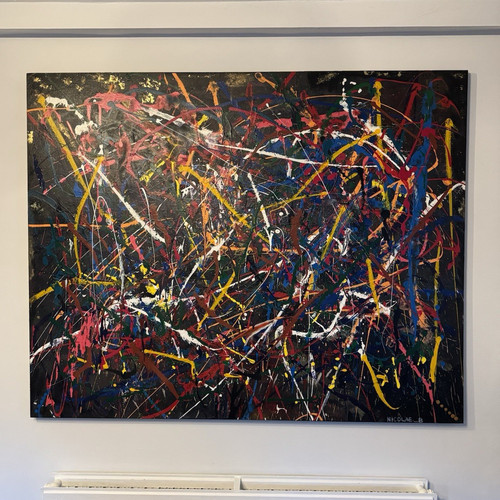 Large abstract expressionist - large,