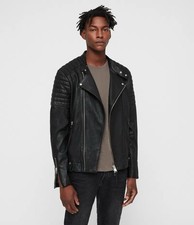 All Saints Jasper Leather Jacket New