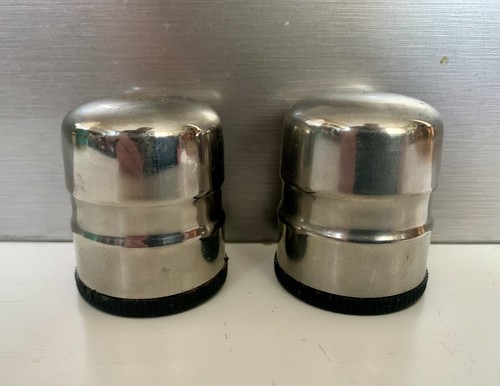 Stainless steel vintage salt - stainless,