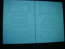 Keepsake MINI BOOX EMBOSSING BOARD Glitter Girls BOOKATRIX Open Heart BELL Flowr