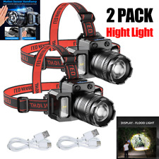 2X Waterproof COB Headlamp