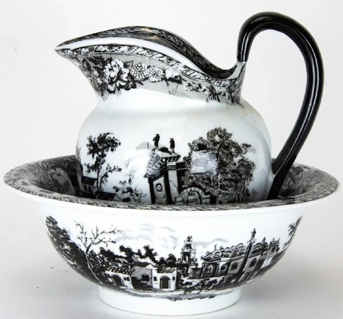 Pitcher bowl set wash - &, basin