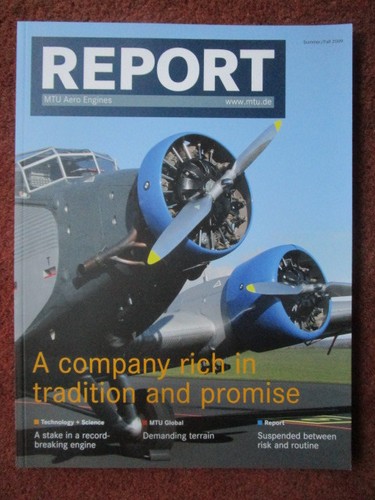 Mtu aero engines report - engines, 2009