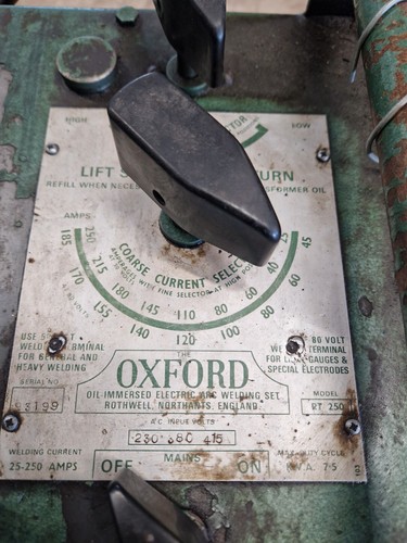 Oxford welder 250 - oxford,