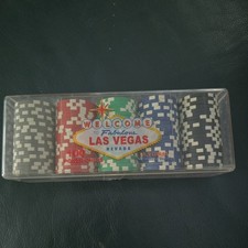 100 Texas Clay Poker Casino Game Chips Set 12g Colour Poker Chips (NEW)