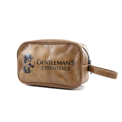 Men toiletry bag leather - bag,