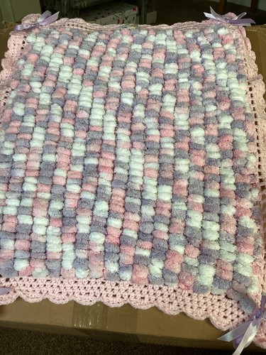 Pompom blanket for - for, pram/