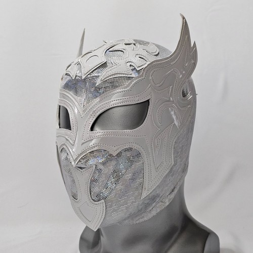 White wrestling mask luchador - wrestling,