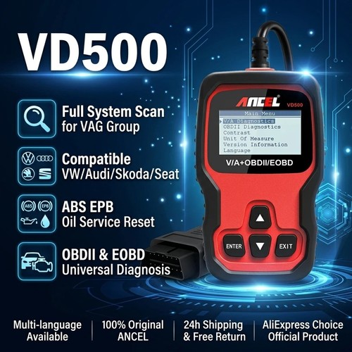 Ancel vd500 car all system - ancel,
