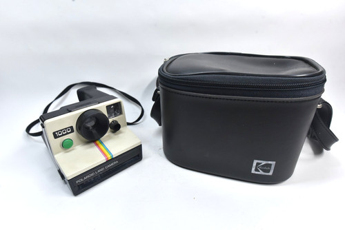 Vintage polaroid land camera - land,