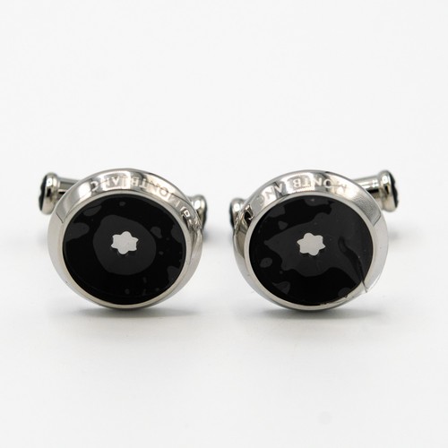 Mont blanc star cufflinks - blanc, with