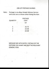 Job Lot of 2 editions of