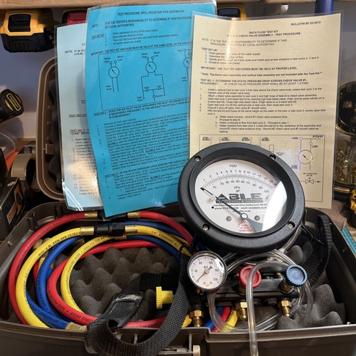 Able back flow - back, with