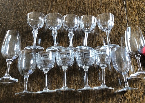 Assortment vintage glasses - assortment, of