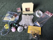 Vintage Doll's House Lights Fireplace Bar Heater 1960s, 70s Joblot O258