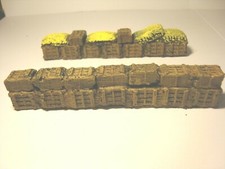 "28mm Resin Sandbags Terrain Set K4 Painted Rorke’s Drift Zulu War | Bolt Action