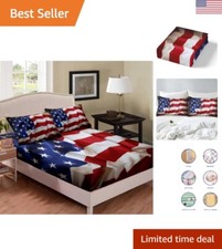 Fitted sheet american flag - sheet,