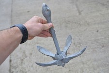 used four prong grapnel folding anchor  1.6 kg - FREE POSTAGE